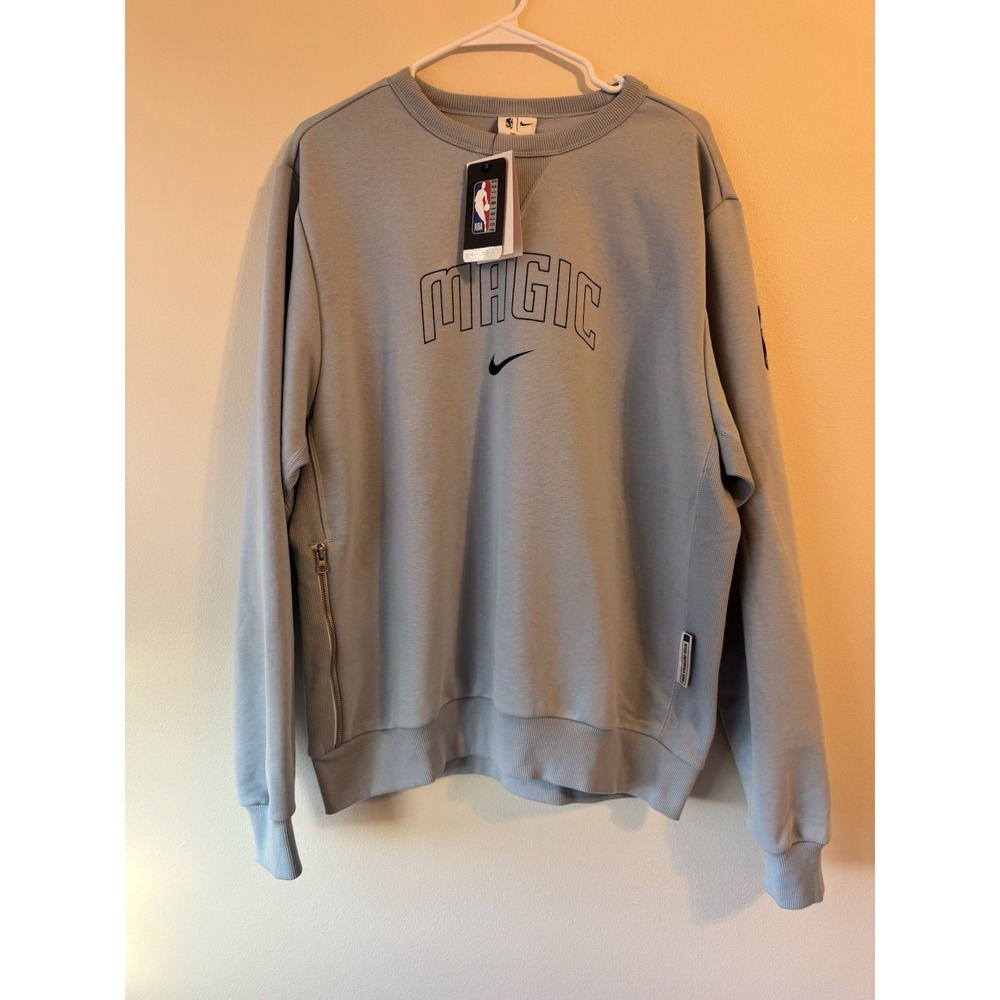 Orlando Magic Nike NBA Dri-Fit Sweatshirt Men's Baby Blue New‎ Men Large
